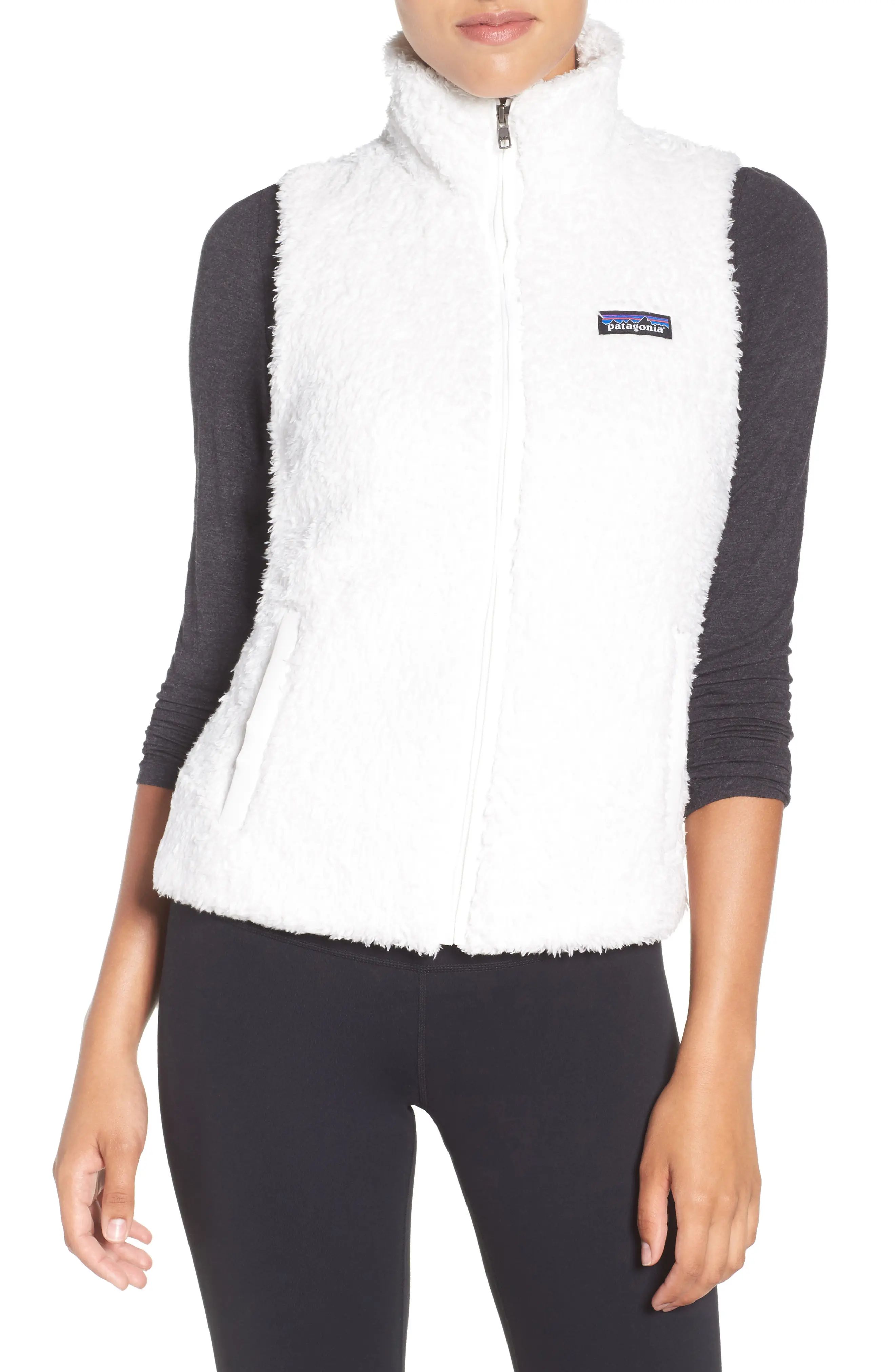 Women's Patagonia Los Gatos Fleece Vest, Size X-Small - White | Nordstrom