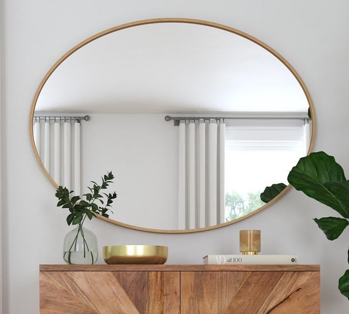 Madison Oval Wall Mirror 48" x 36" | Pottery Barn (US)