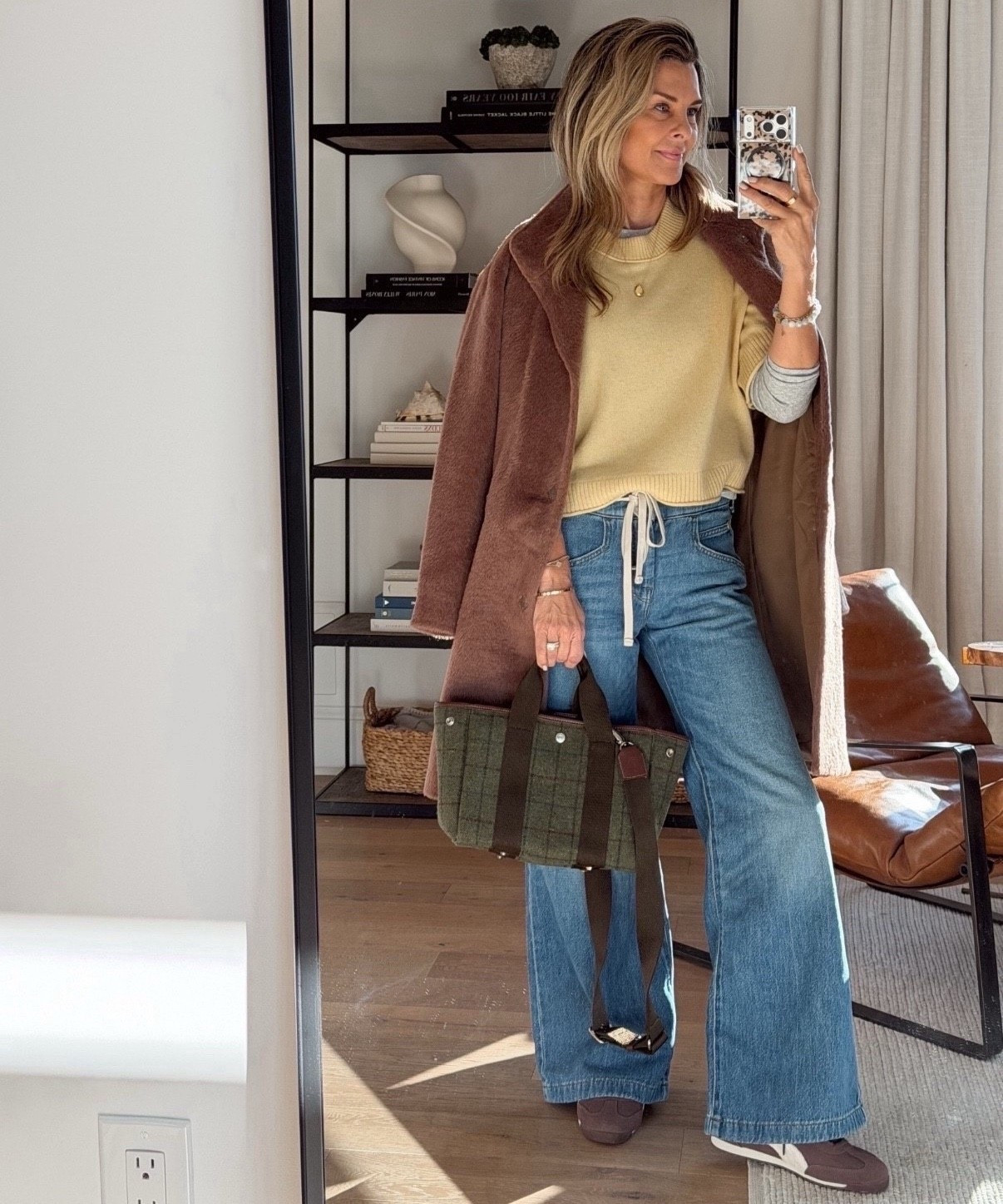 ✨Butter yellow will be around for spring/summer! (Wearing XS) I’m loving it with warm browns, grays or white! (I linked great low cost similar options!) 
✨Fresh brown sneakers that are comfortable and love the ecru details! 
✨Jeans are flattering and perfect for spring! I’m 5’6”, TTS 
✨This jacket is stunning! Looks high end designer! Mid-weight for layering. 
✨A favorite base layer $38

#LTKOver40 #LTKootd #LTKSeasonal