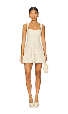 Tularosa Allie Mini Dress in Oat from Revolve.com | Revolve Clothing (Global)