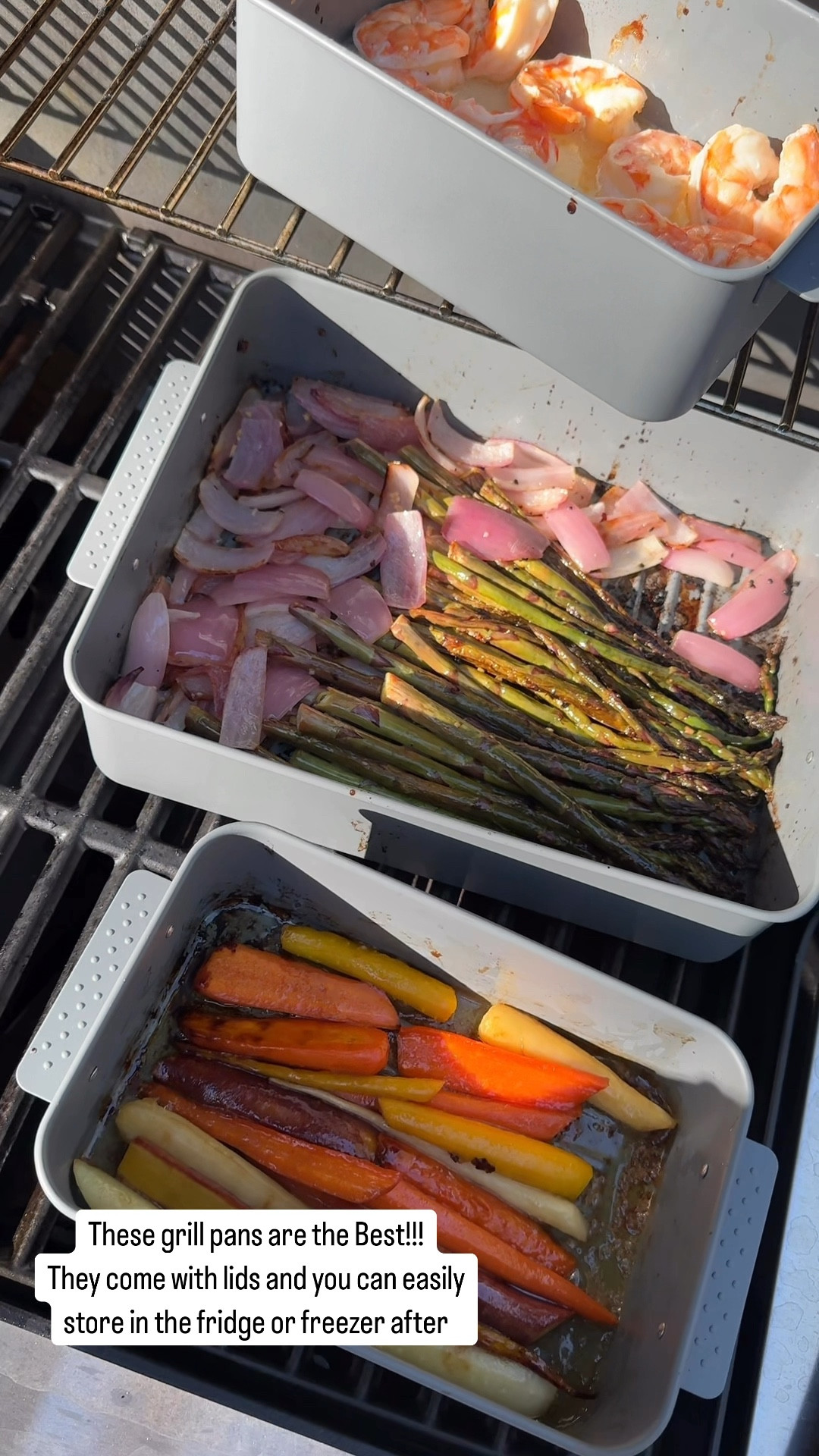 These grill pans are our favorite! They keep everything nice and organized and come with lids to transfer right to the fridge 
Father’s Day gift idea 
 Summer must haves 


#LTKSummerEdit #LTKHome