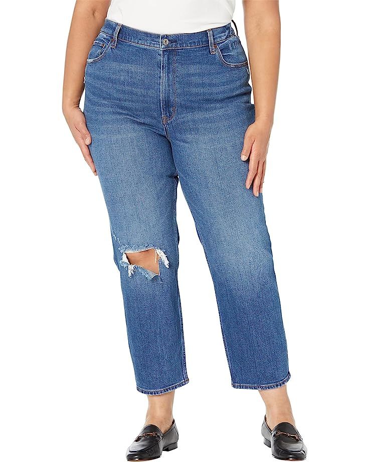 Abercrombie & Fitch Curve Love Ankle Straight Jeans | Zappos