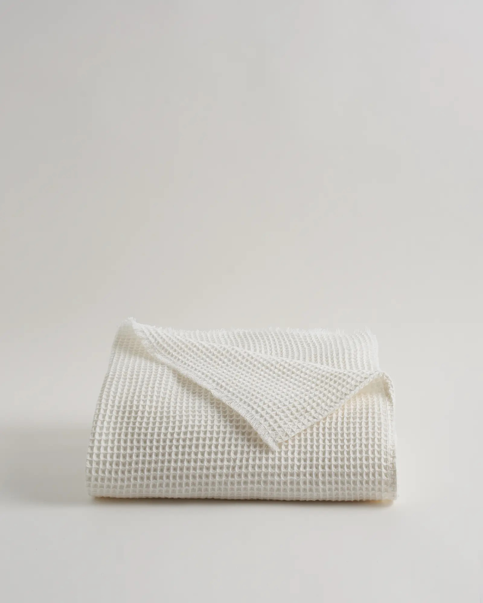 Organic Lofty Waffle Throw | Quince
