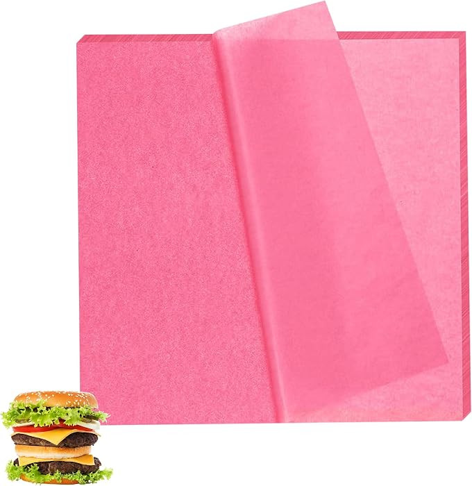 150 Sheets 8.6 x 9.8 in Deli Paper Sheets Sandwich Paper Dry Wax Paper Sheets Oil Proof Food Bask... | Amazon (US)