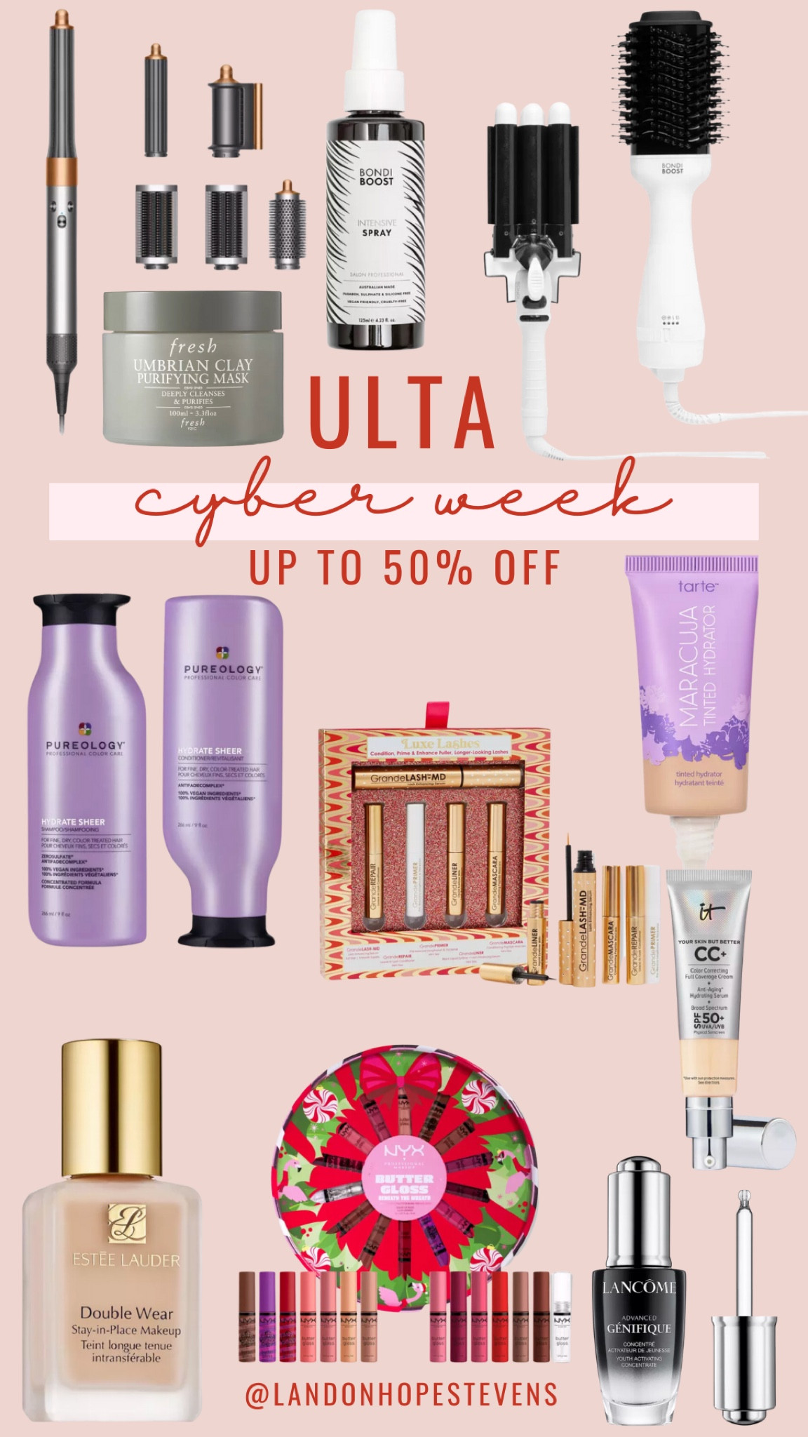 Ulta Beauty Black Friday / Cyber Week deals! Up to 50% off! 

#LTKbeauty #LTKGiftGuide #LTKCyberWeek