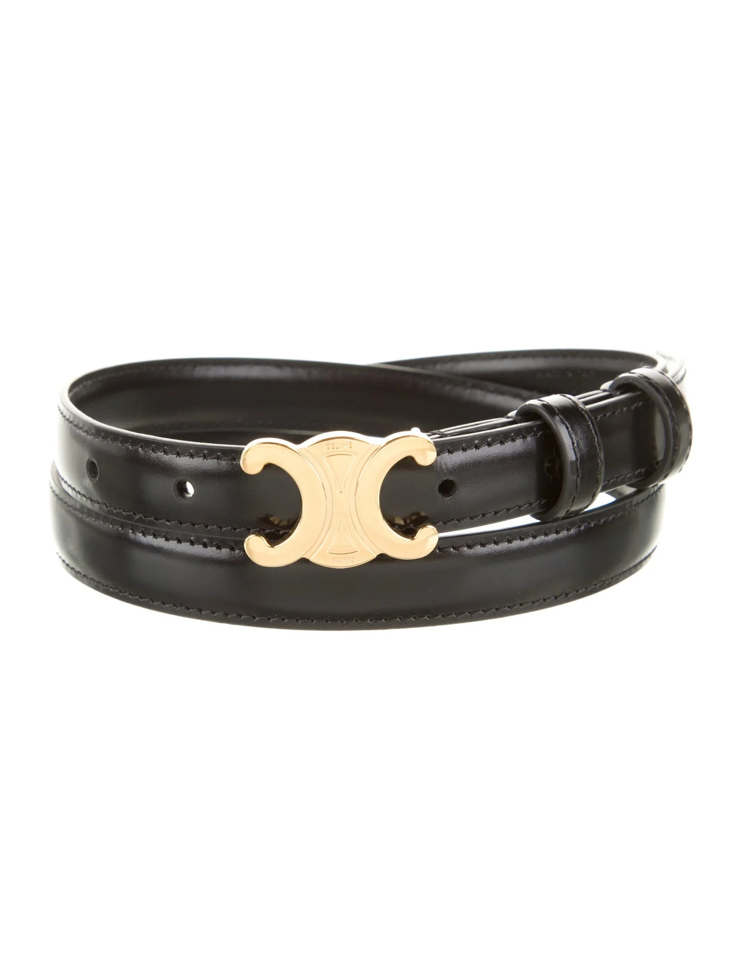 Skinny Leather Belt w/ Tags | The RealReal