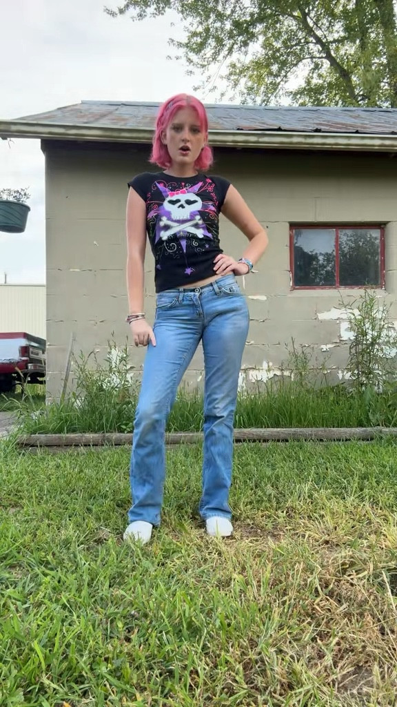 top is thrifted, jeans are lucky brand

#LTKActive #LTKHome #LTKSeasonal
