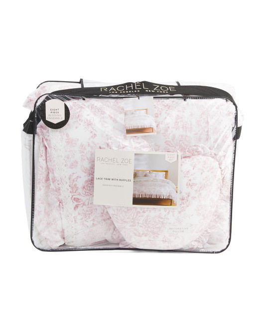 8pc Valentine Toile Comforter Set | TJ Maxx