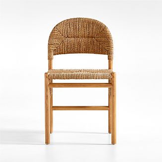 Rustler Woven Dining Chair + Reviews | Crate & Barrel | Crate & Barrel