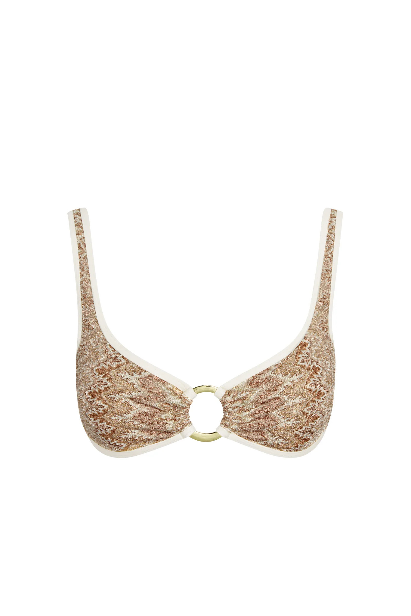 Barbuda Top - Porto Cervo Gold | Monday Swimwear