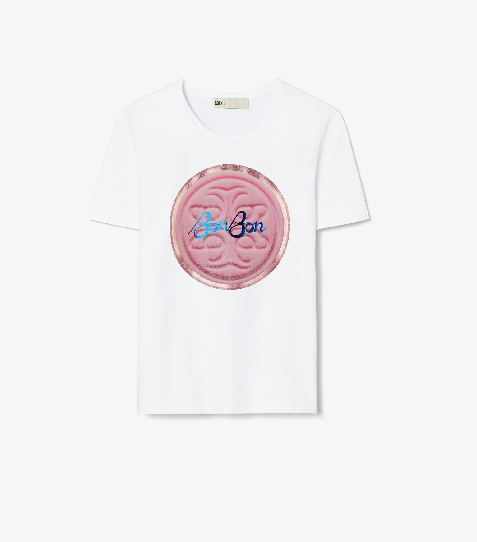 TB x BonBon Candy Logo T-Shirt: Women's Designer Tops | Tory Burch | Tory Burch (US)