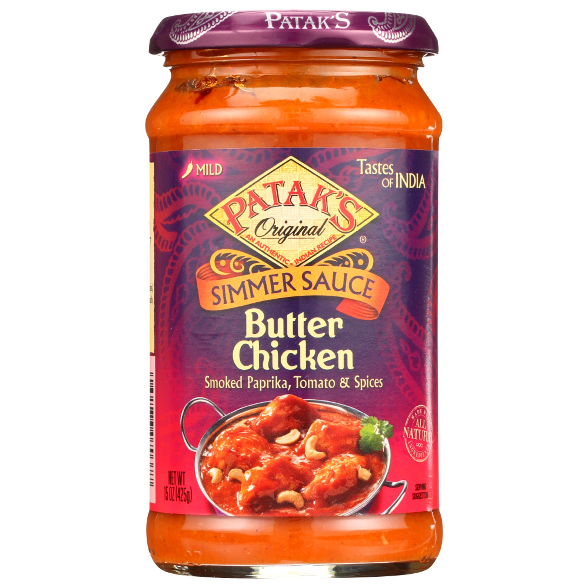 Patak's Butter Chicken Simmer Sauce - 15 oz - Walmart.com | Walmart (US)