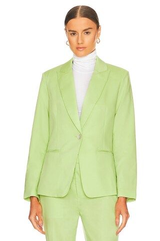 L'Academie Aero Blazer in Lime Green from Revolve.com | Revolve Clothing (Global)