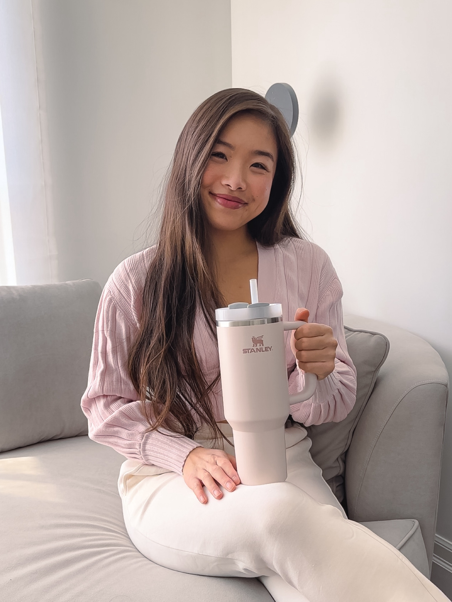 The @stanley_brand Quencher keeps me hydrated all day long, with fewer need for refills thanks to the 40 oz size 💧 Love that it keeps my drinks ice cold all day too! #stanleypartner *ad