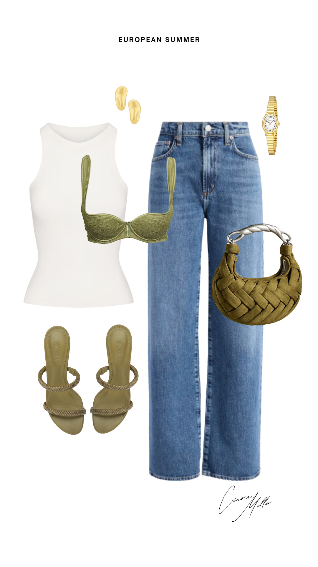 Olive green outfit faves!

outfit inspo l summer l green 

 