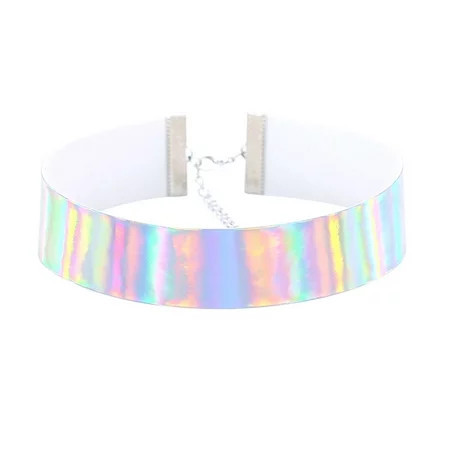 A Necklace White Choker Collar Leather Chocker Japanese and Korean Chic | Walmart (US)