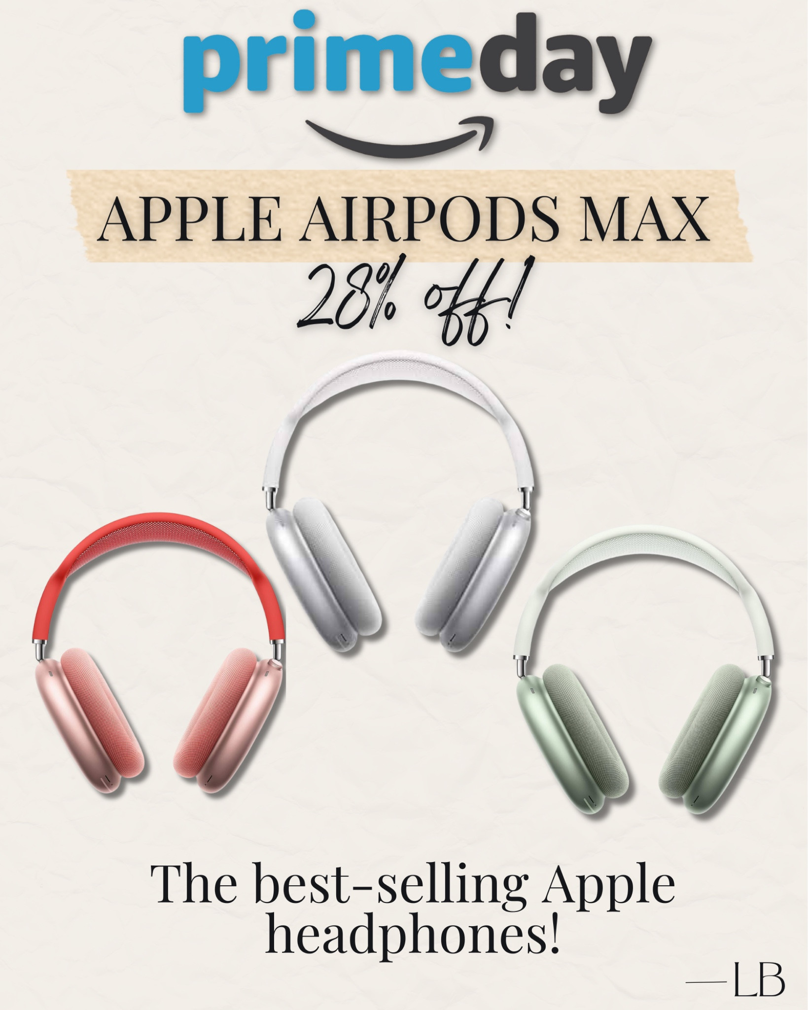The best-selling Apple AirPods Max! 

#LTKFindsUnder100 #LTKSaleAlert #LTKStyleTip