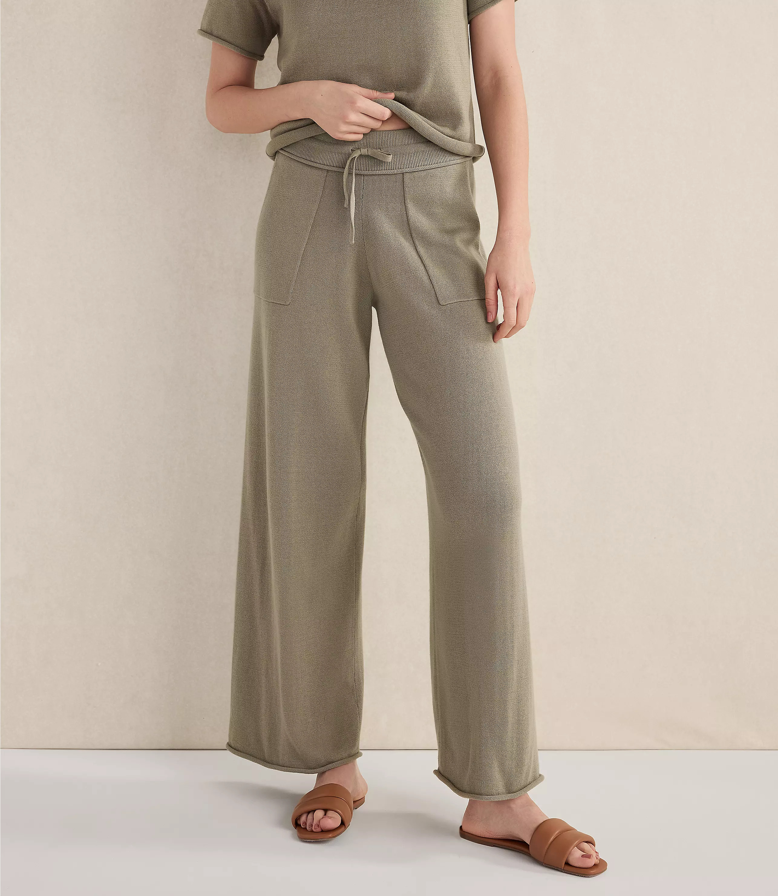 Haven Well Within Organic Cotton Knit Pants | LOFT