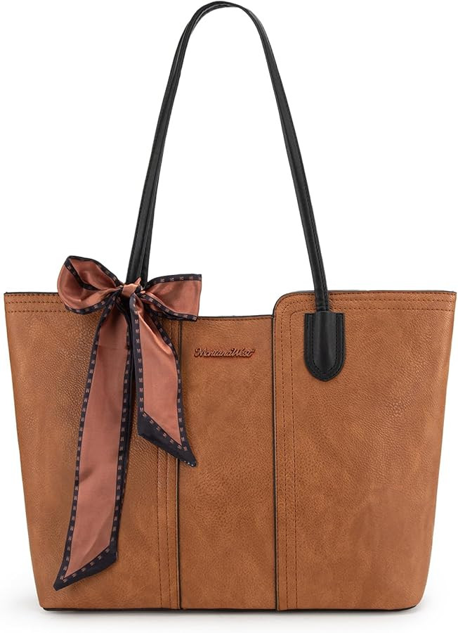 Montana West Tote Bags for Women Medium Top Handle Satchel Purses | Amazon (US)