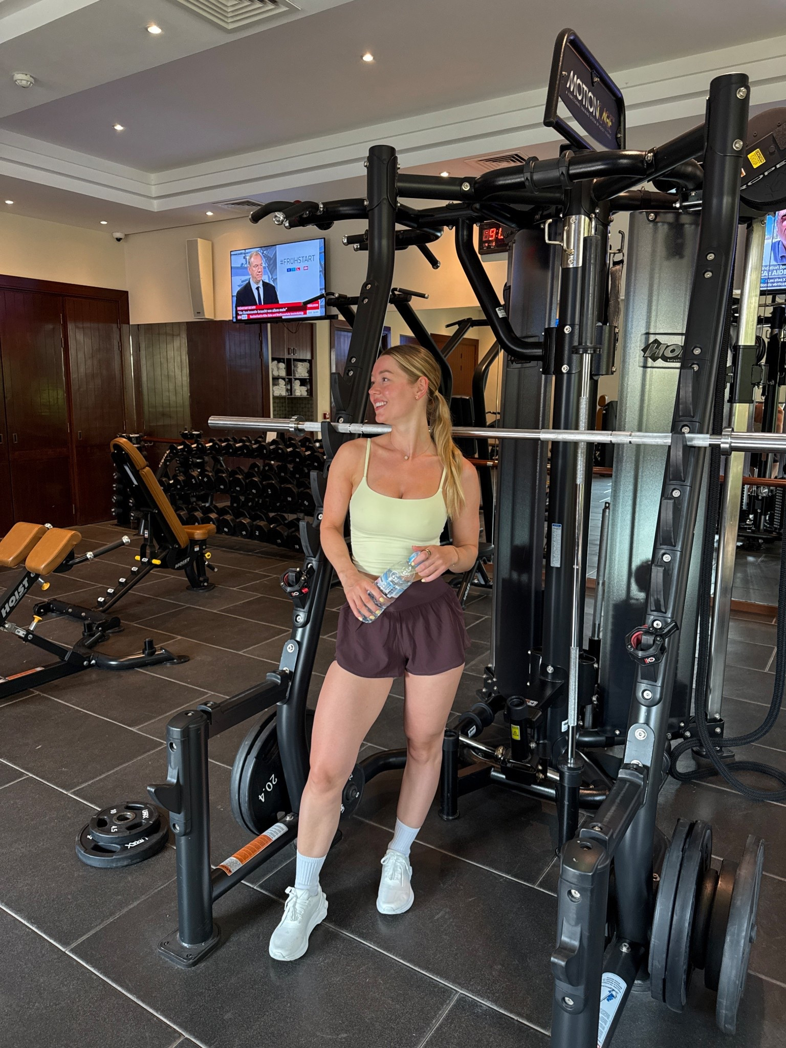 Hotel gym fit ❤️‍🔥

#LTKfitness #LTKsummer #LTKtravel