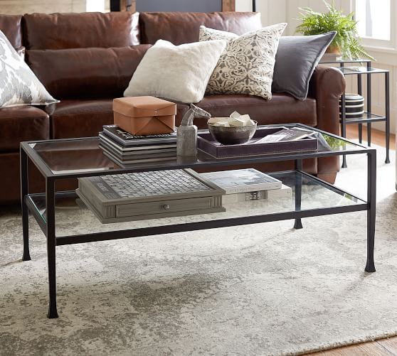 Tanner 48" Rectangular Coffee Table | Pottery Barn (US)