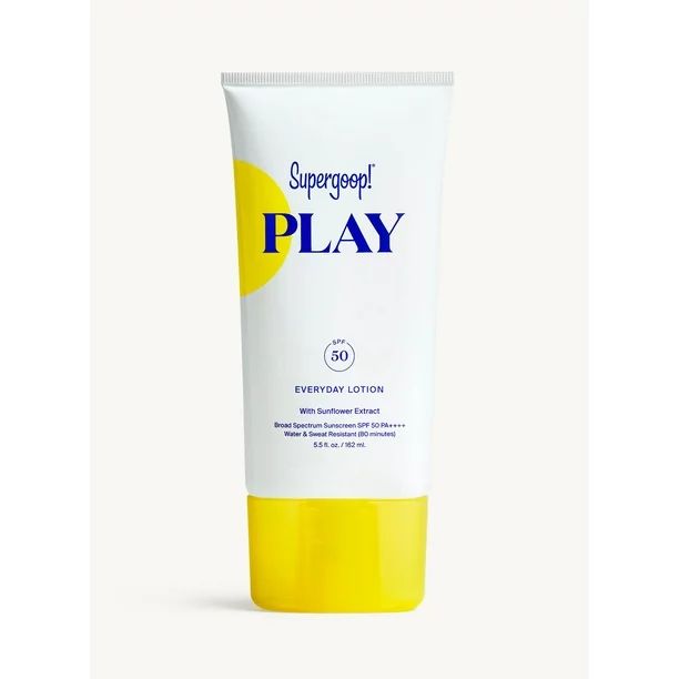 Supergoop PLAY Everyday Lotion SPF 50 , 5.5 oz Sunscreen | Walmart (US)