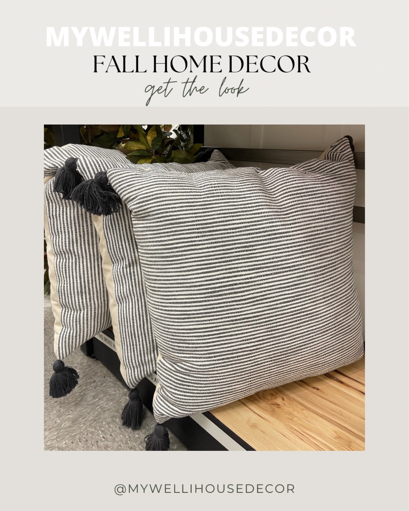 24" x 24" Woven Slub Stripe Throw Pillow with Tassels Gray/White - Hearth & Hand™ with Magnolia
Bedding essentials Target home

#LTKhome #LTKSeasonal #LTKsalealert