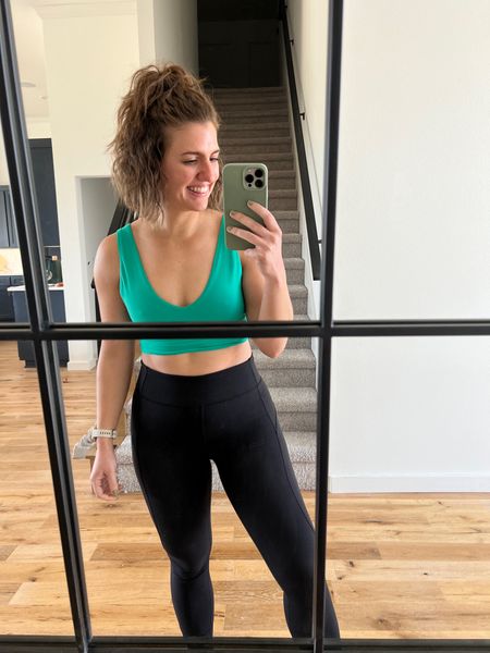 Today’s kit for Pilates! Love how flattering and soft this sports bra is. Perfect for low impact workouts. I’m in an 8, but could do a 6.

#LTKfitness #LTKstyletip #LTKfindsunder100