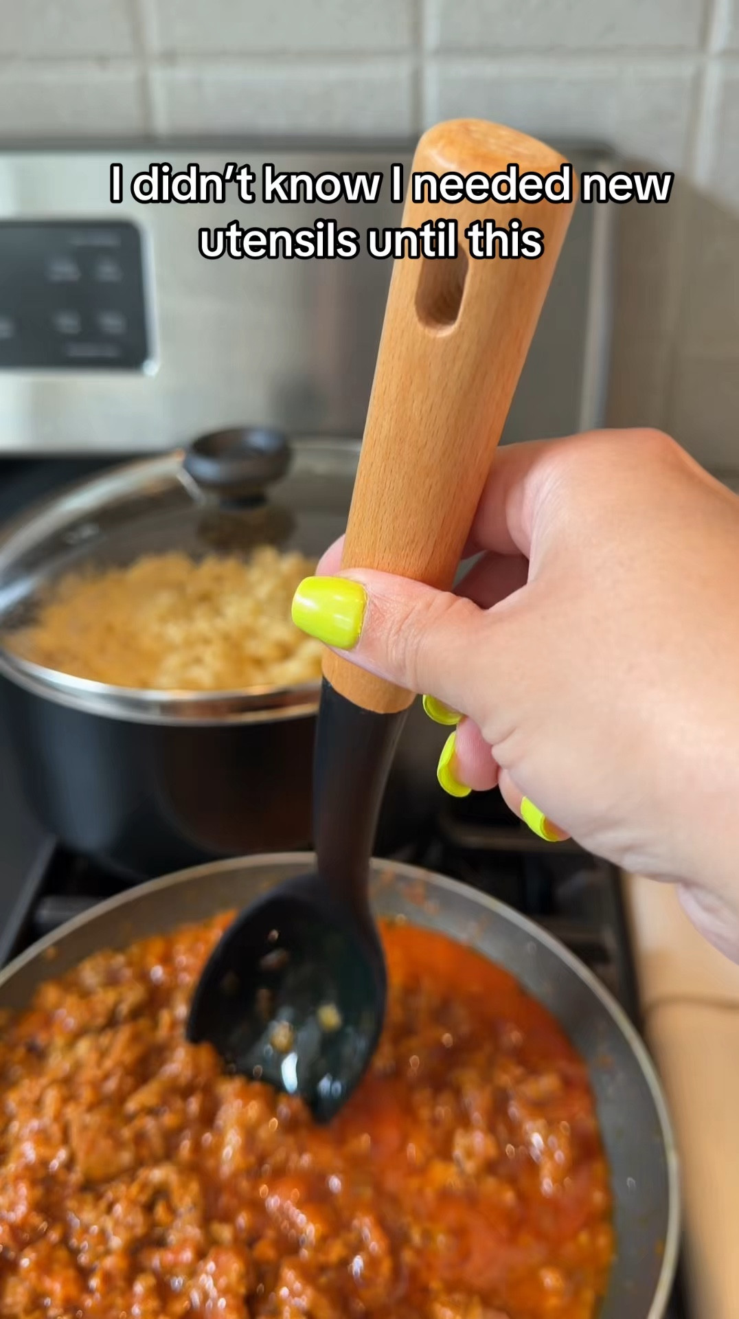 Upgrade your cooking with this 13-piece silicone utensil set 🖤 heat-resistant, nonstick safe, and built to last

#kitchengadgets #cookwareessentials  #homecooking #kitchenupgrade

#LTKmomlife #LTKHome #LTKfoodie