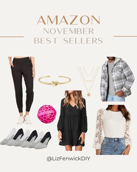 November fashion and accessory best sellers from my Amazon storefront, including my best selling dress and joggers, and my new favorite top!

#LTKmens #LTKunder50 #LTKSeasonal