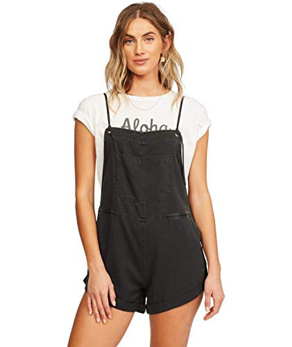 Billabong Women's Standard Wild Pursuit Short Overall, Off Black, Large | Amazon (US)