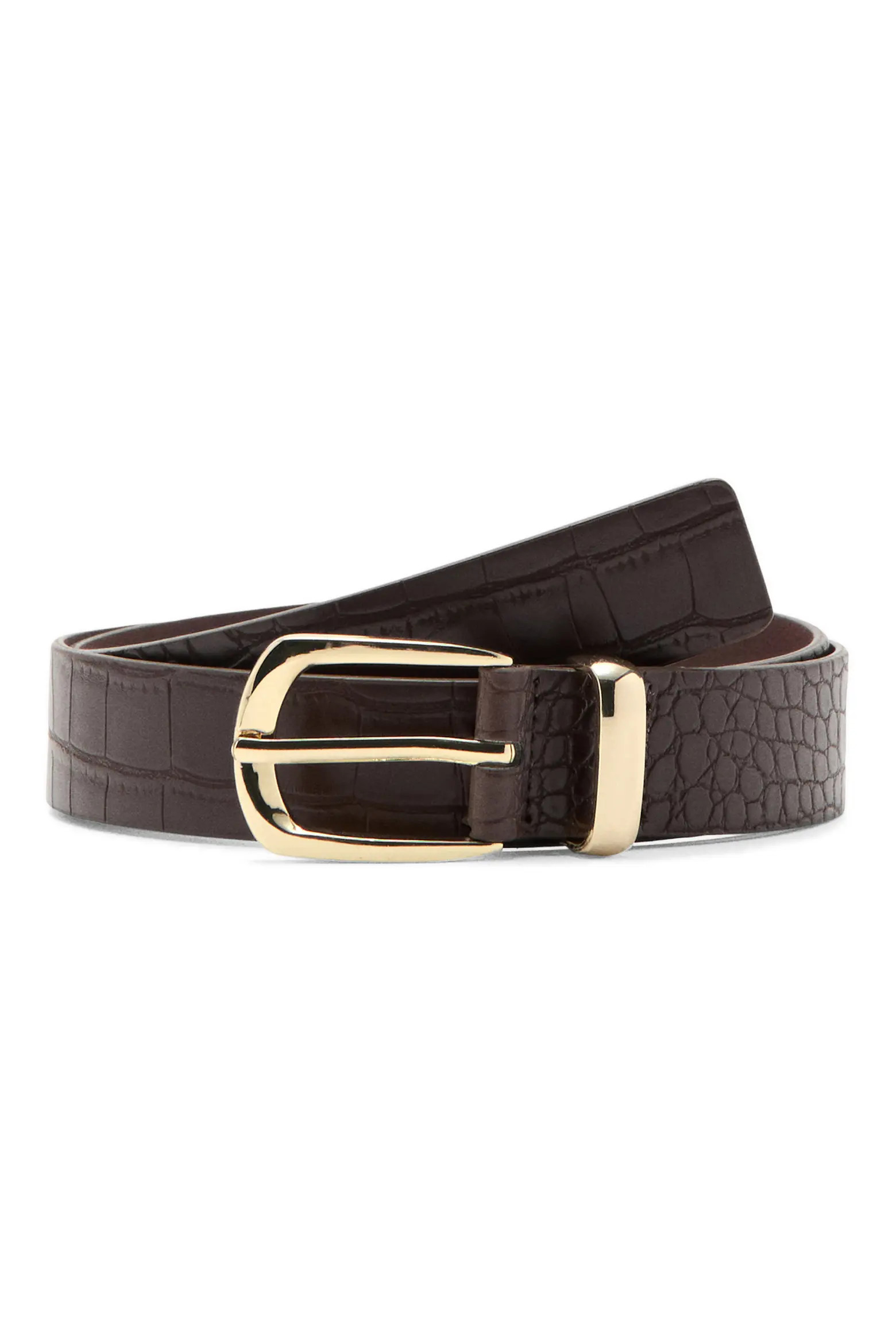Croc Embossed Faux Leather Belt (Women) | Nordstrom | Nordstrom