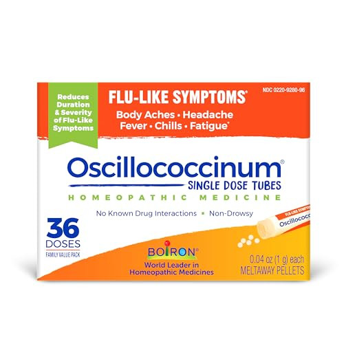 Boiron Oscillococcinum Homeopathic Medicine for flu-Like Symptoms, 36 Count | Amazon (US)