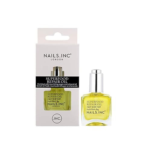 Nails Inc Superfood Repair Oil Next Level Nail Nutrition Treatment, Vitamin E Infused, Nourishing Oils Hydrate, Moisturizing to Promote Cuticle Health, Avoid Dry Nails, Cruelty Free, Vegan 14 ML | Amazon (UK)
