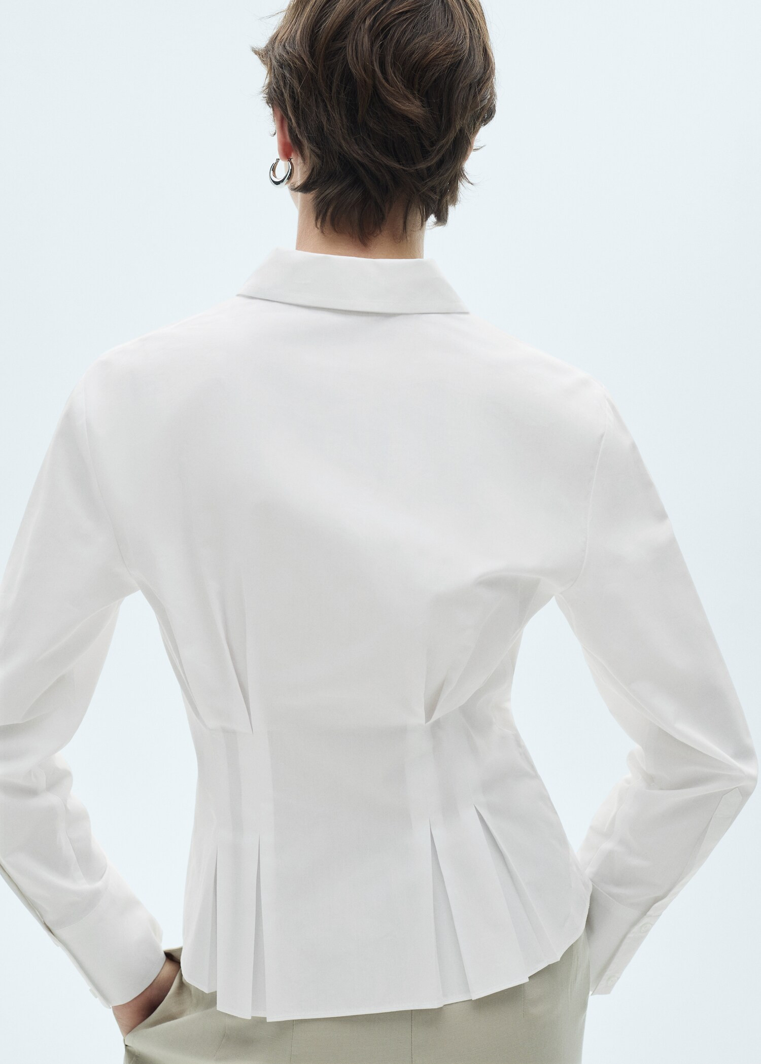 Hemd aus Baumwoll-Lyocell-Mischung - Damen | MANGO Deutschland | Mango EU