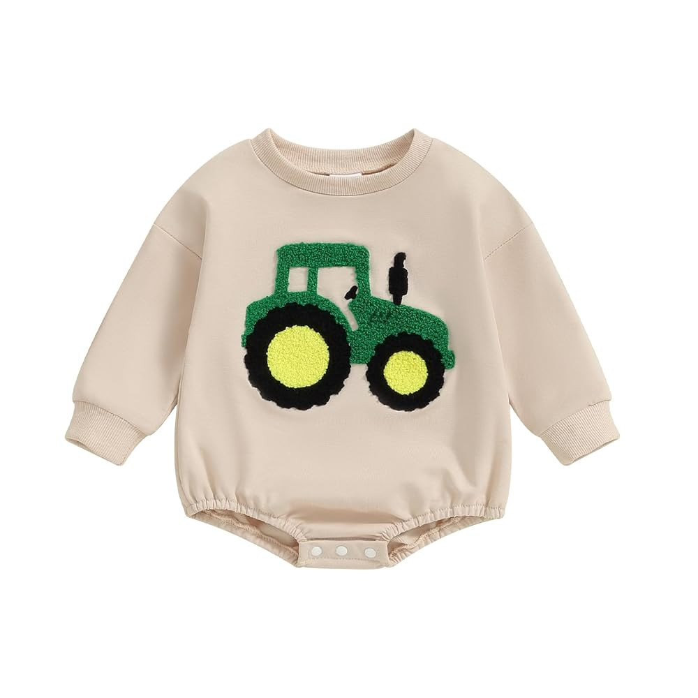 VISGOGO Newborn Infant Baby Boy Girls Oversized Romper Little Dude Sweater Onesie Coming Home Out... | Amazon (US)