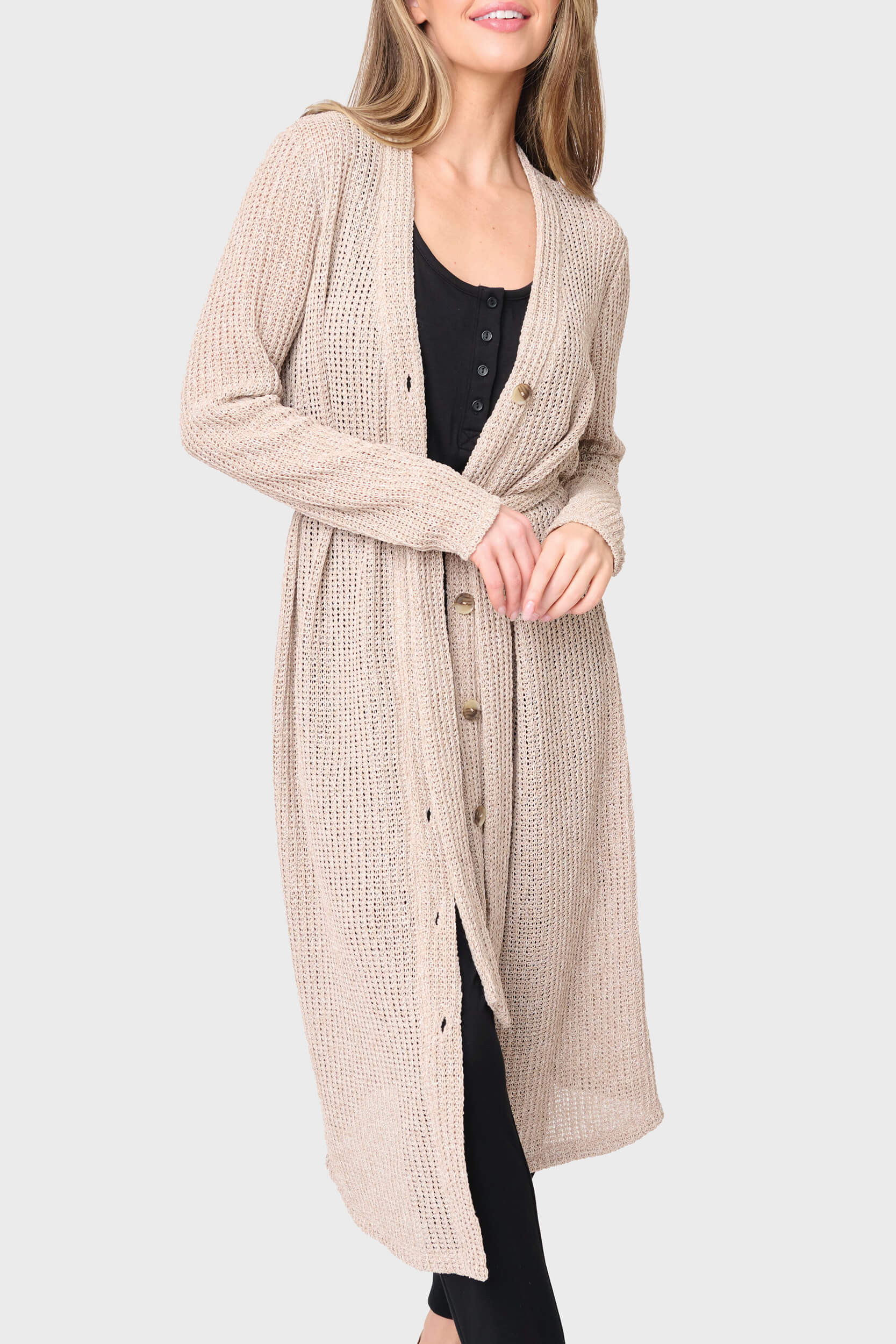 Long Sleeve Duster Cardigan | Gibson