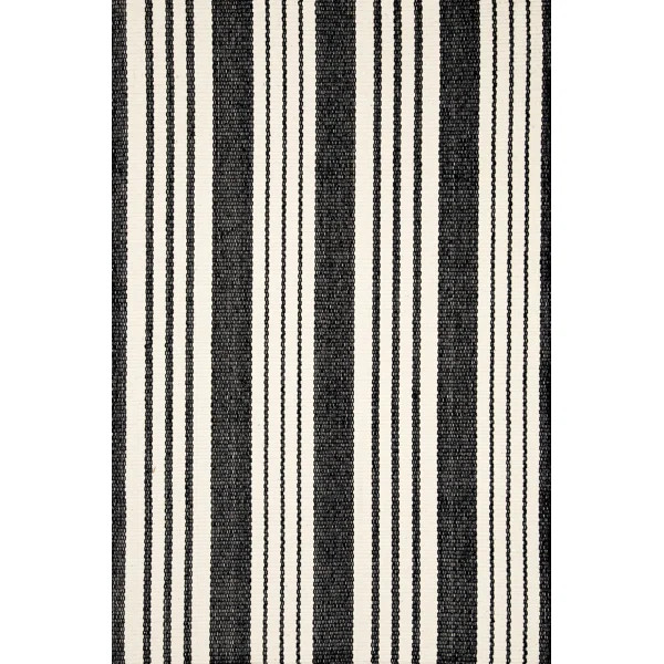 Birmingham Black Indoor / Outdoor Area Rug | Wayfair North America