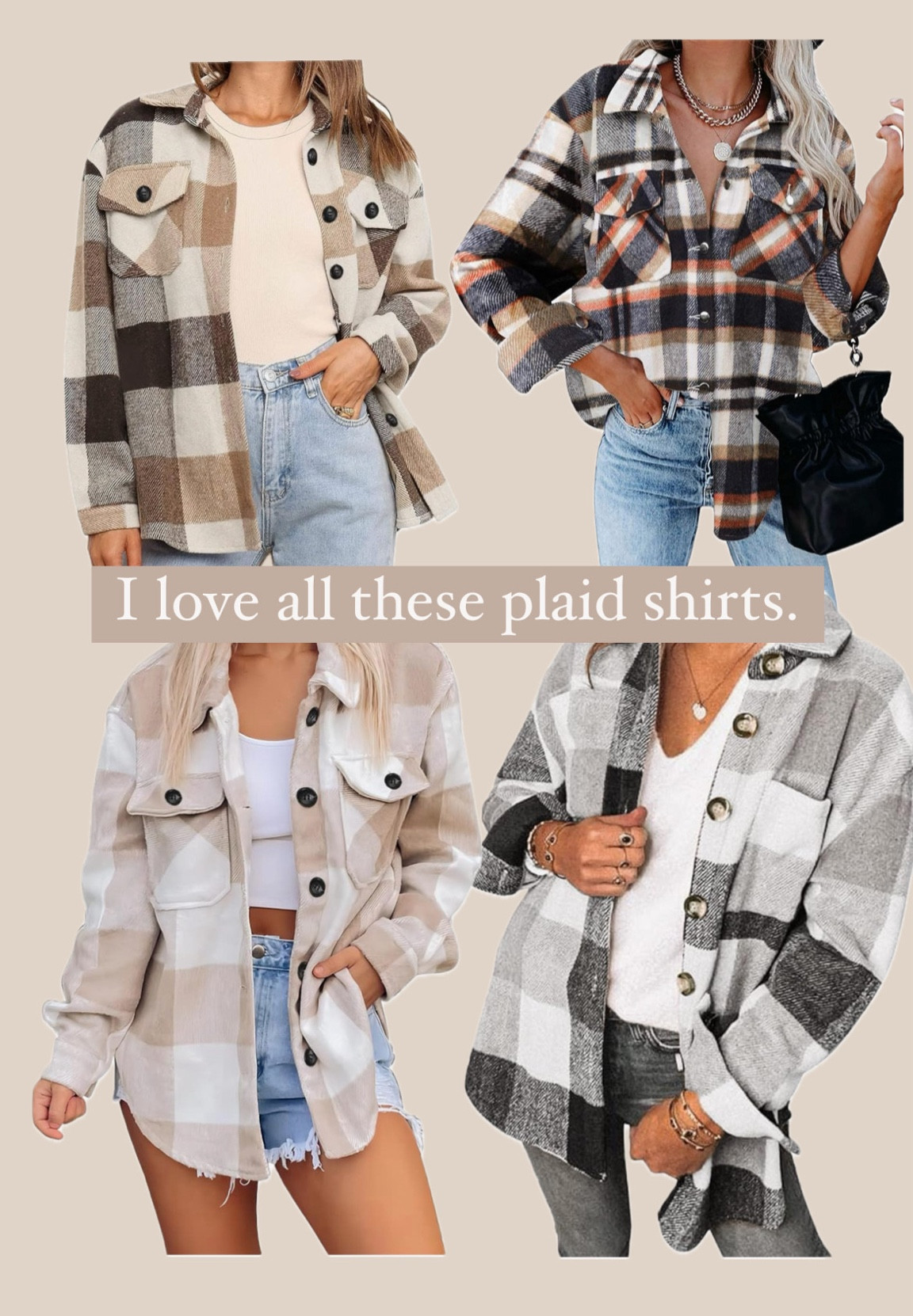I love all these plaid shirts! 

#LTKSeasonal #LTKMostLoved #LTKstyletip