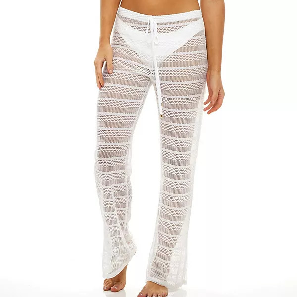 Women's Freshwater Crochet Swim Cover-Up Pants | Kohl's