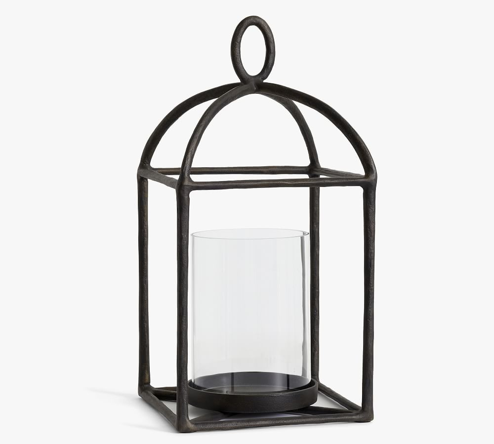 Fallon Outdoor Lantern, Bronze, Small 19" | Pottery Barn (US)