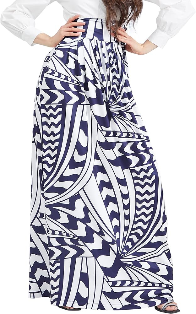 KOH KOH Womens Long Flowy Cute Modest High Waist Floor Length Pockets Maxi Skirt | Amazon (US)