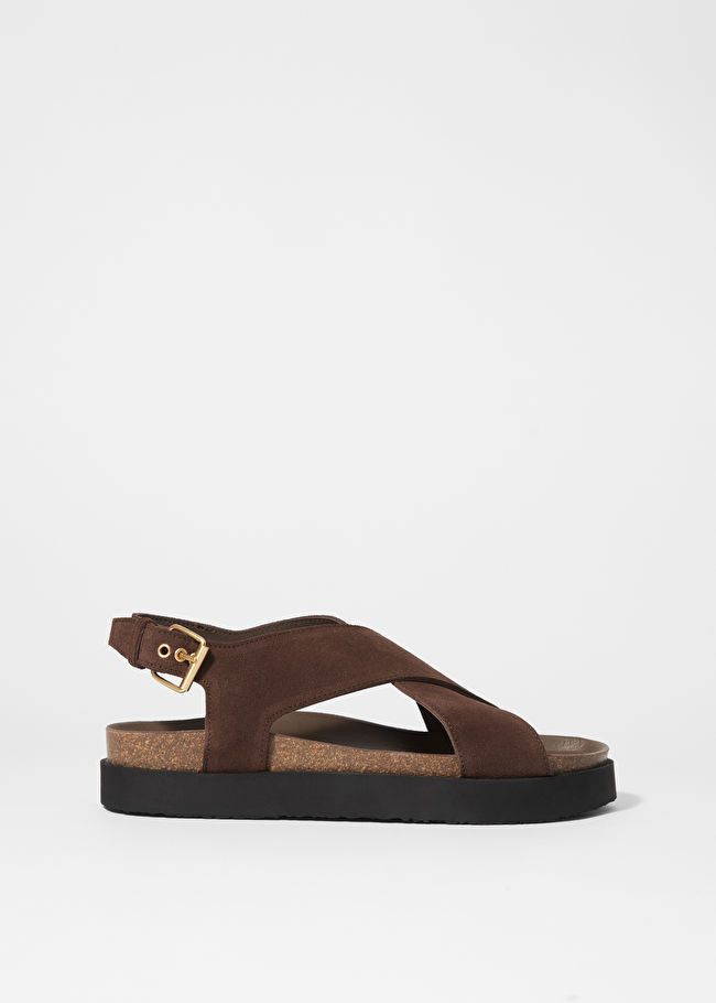 Criss-Cross Leather Sandals | & Other Stories UK
