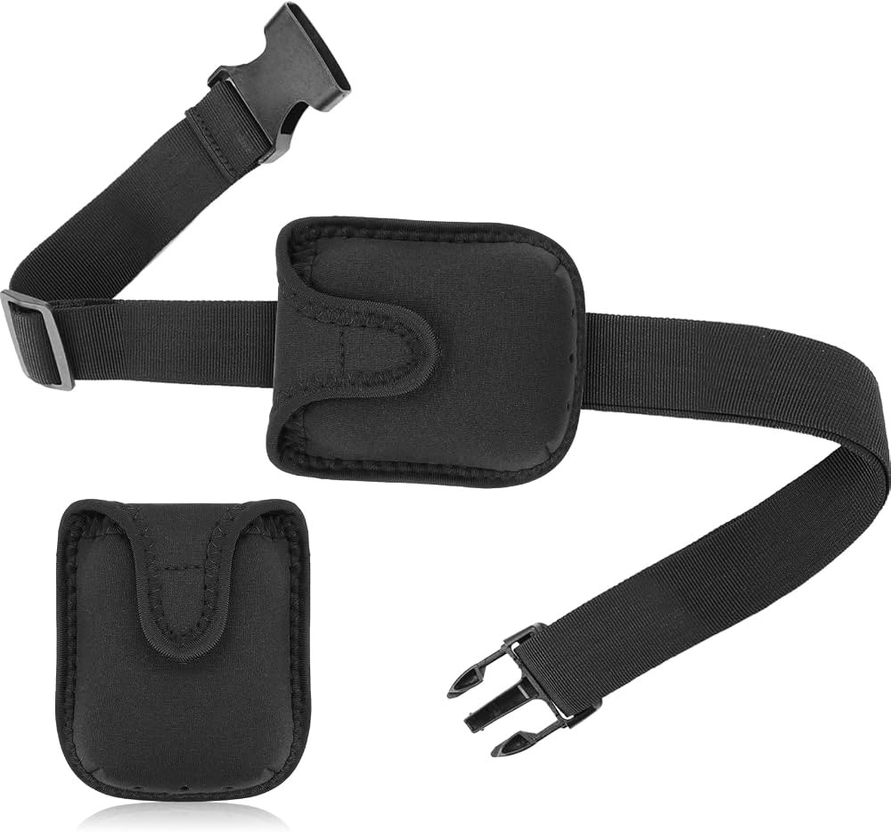 Mic Belt with 2 Pack Pouches Anti Dropping Strap Fitness Instructor Detachable Neoprene Microphon... | Amazon (US)