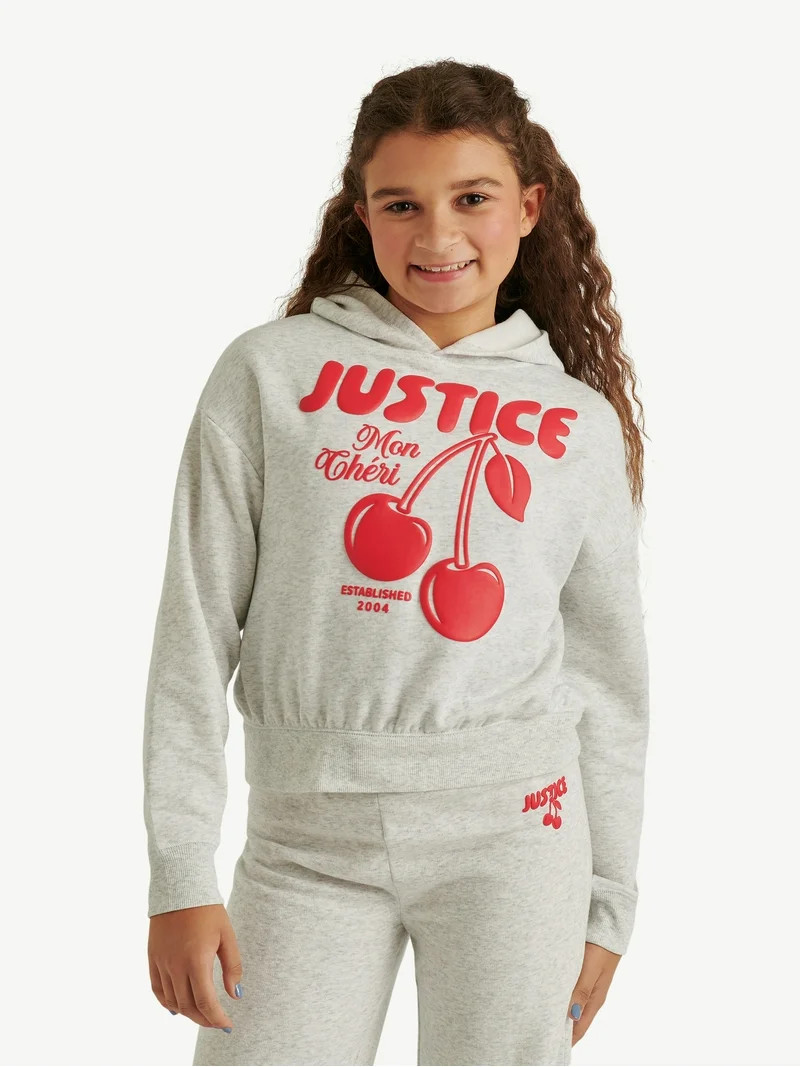 Justice Girl's Fleece Hoodie, Sizes XS - XLP | Walmart (US)
