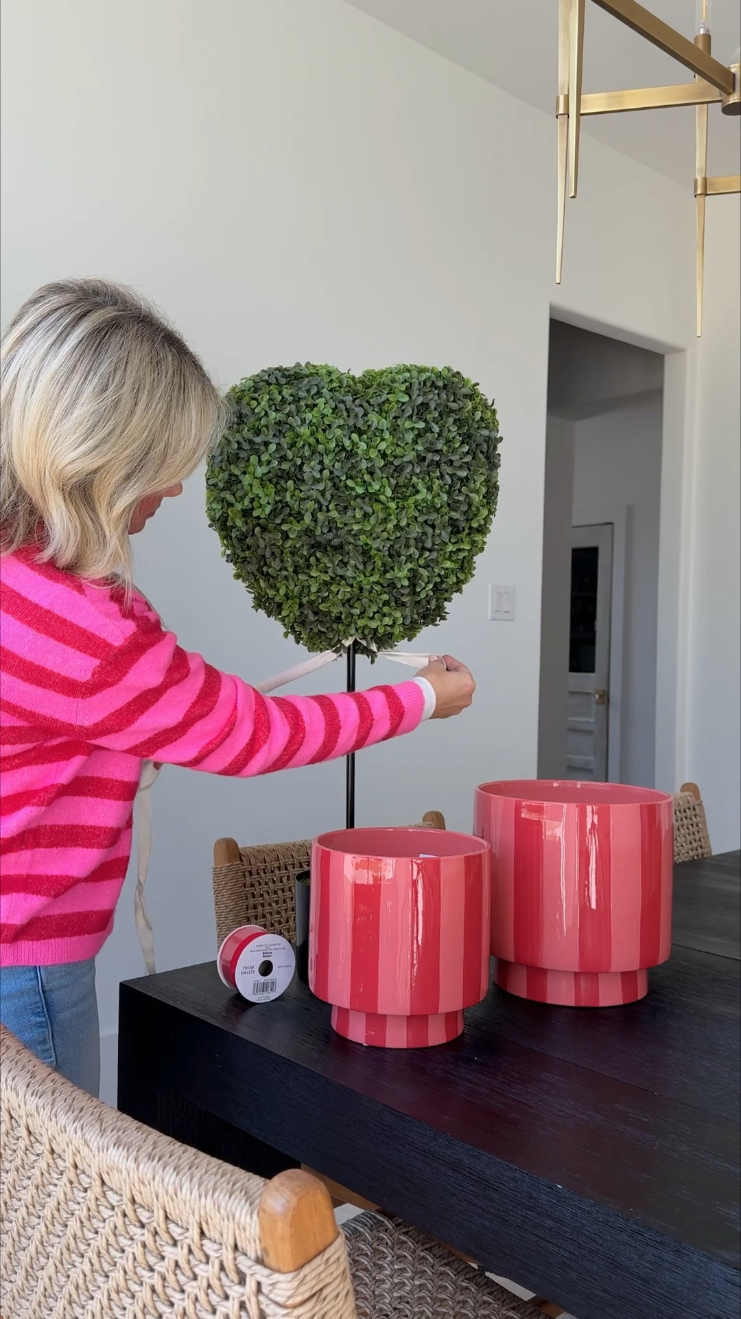 I took the viral heart topiary and added new ribbon and planter to create this look! 

Valentine’s Day, Valentine’s outfit, jeans, sweater, my Texas house, Walmart home, planter, outdoor, outdoor furniture, patio, patio furniture

#LTKFindsUnder50 #LTKSeasonal #LTKHome