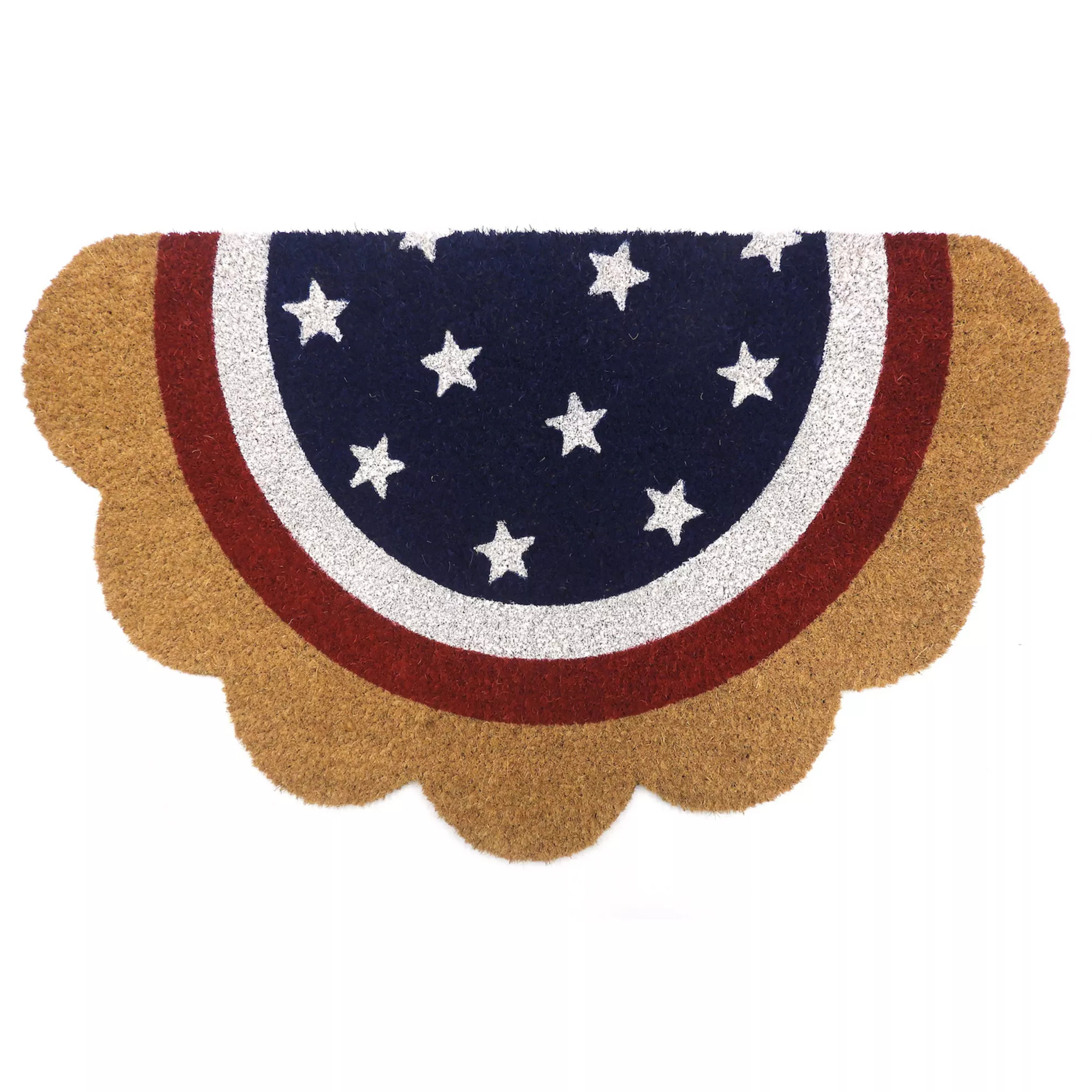 Americana Scallop Bunting Flag Coir 18x30 Doormat | Kohl's