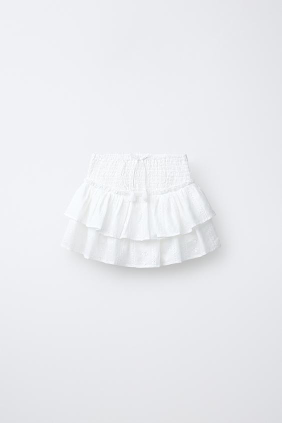 RUFFLED SCHIFFLY SKORT | Zara US