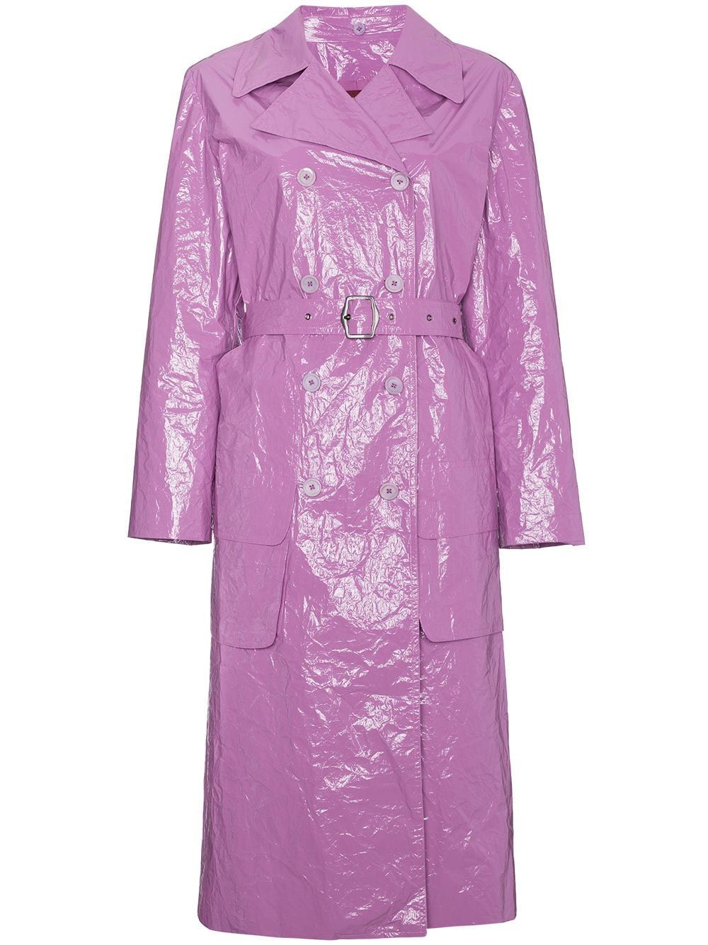 Sies Marjan Bessie Fitted Trench Coat - Pink | FarFetch US