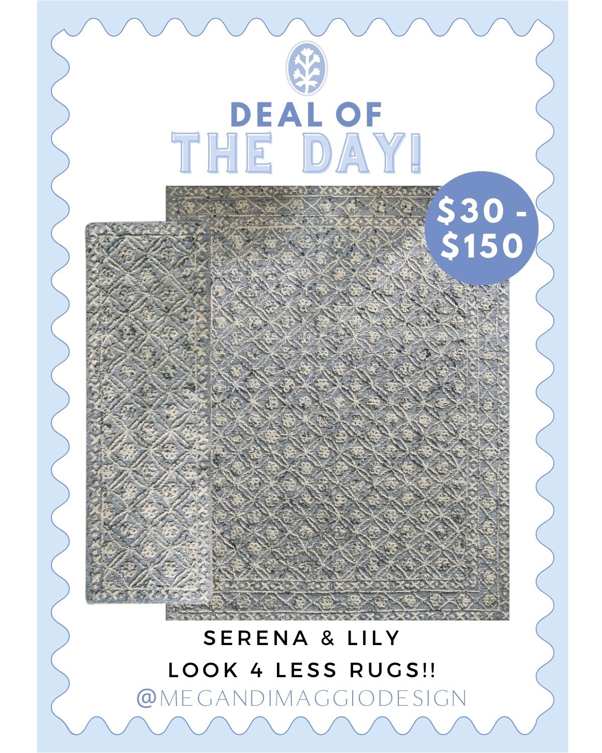 I can’t believe the prices on this gorgeous new Serena & Lily looking rugs!! Only $30-$150 and available in a runner or 8x10 size!! 🤯🙌🏻🤍

#LTKSaleAlert #LTKHome #LTKFindsUnder100